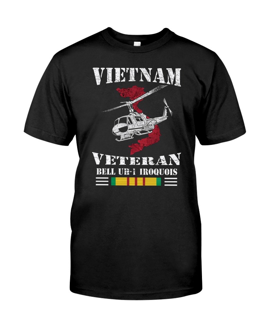 Veteran Shirt, UH1 Vietnam Veteran Classic T-Shirt, Father's Day Gift For Dad KM1304
