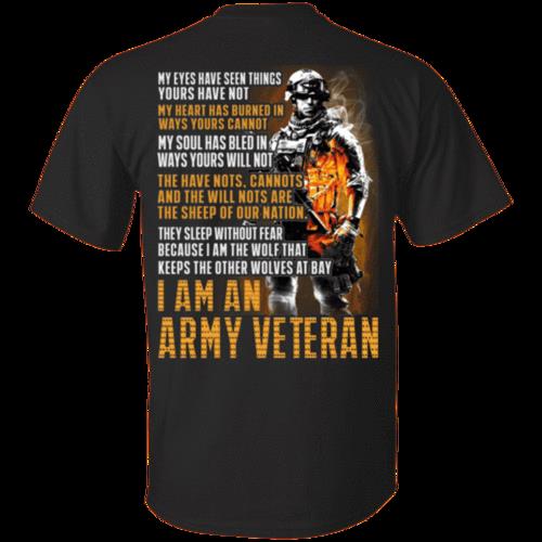 Veteran Shirt, US Army Shirt, I Am An Army Veteran T-Shirt KM0507