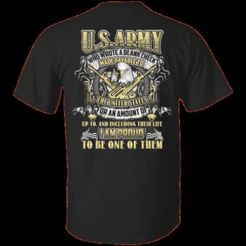 Veteran Shirt, US Army Shirt, I Am Proud To Be One Of Them T-Shirt KM0507