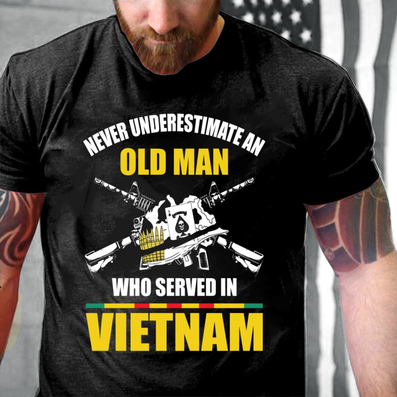 Veteran Shirt, Who Served In Vietnam Classic T-Shirt, Father's Day Gift For Dad