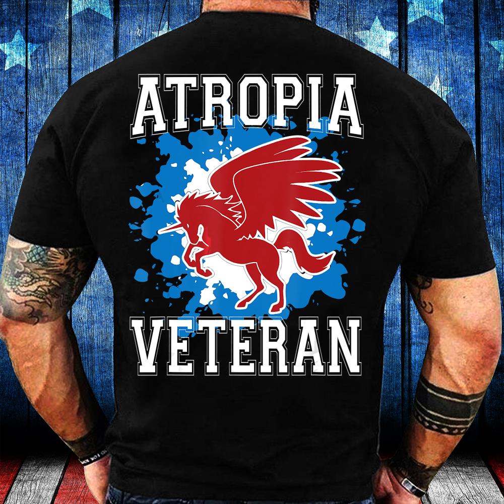 Atropia Veteran Shirt 4th Of July Unicorn Shirt DD 214 T-Shirt