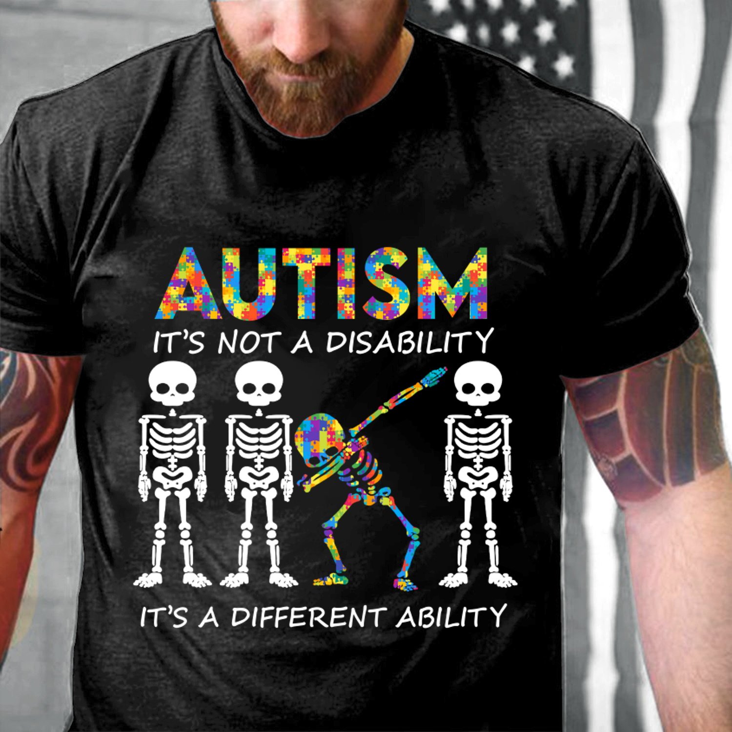 Autism It's Not A Disability It's A Different Ability T-Shirt