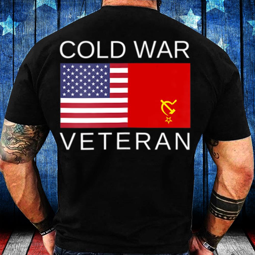 Cold War Veteran T-Shirt USA USSR by Earn Your Sleep T-Shirt
