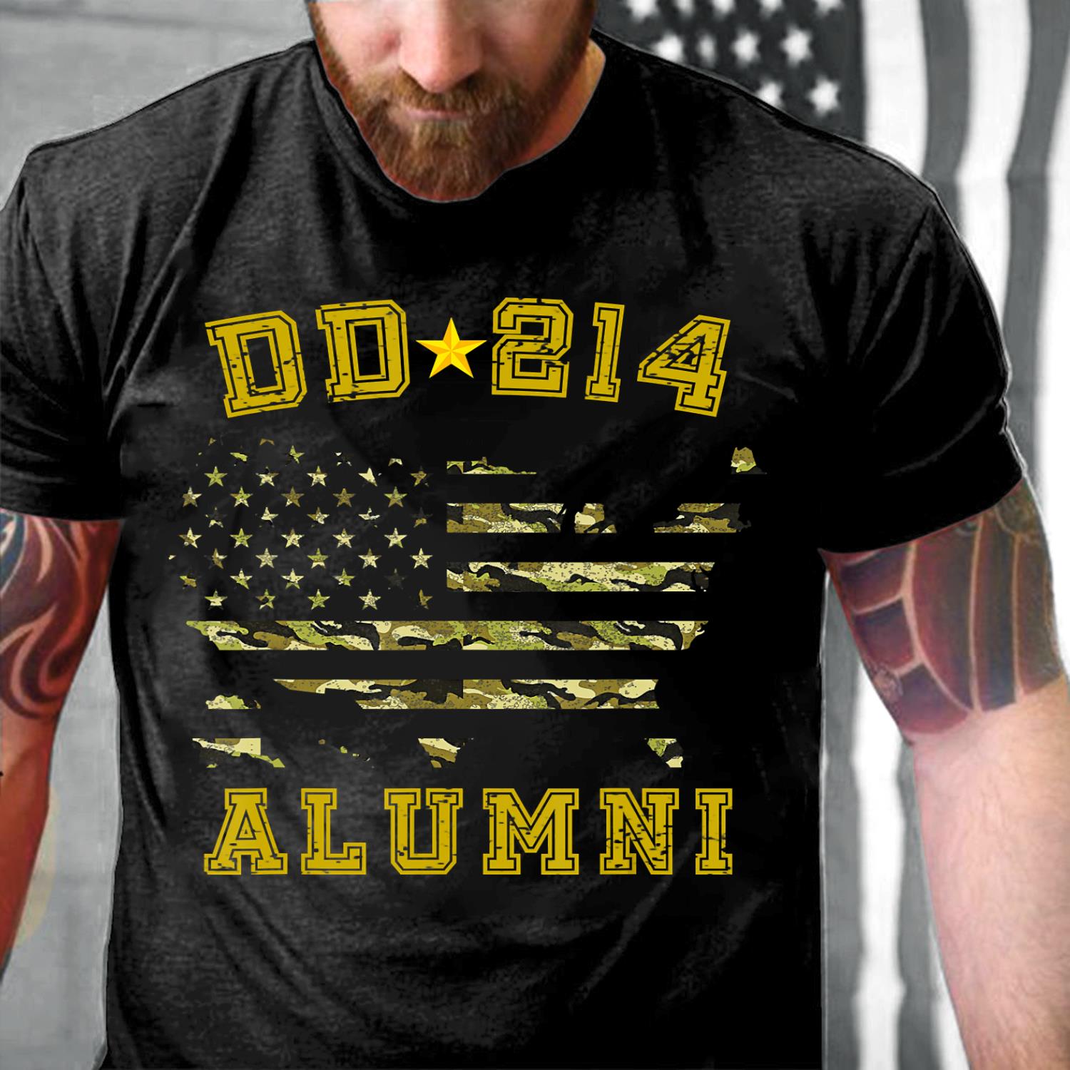 DD-214 Alumni Retirement Military Discharge DD214 Veterans T-Shirt