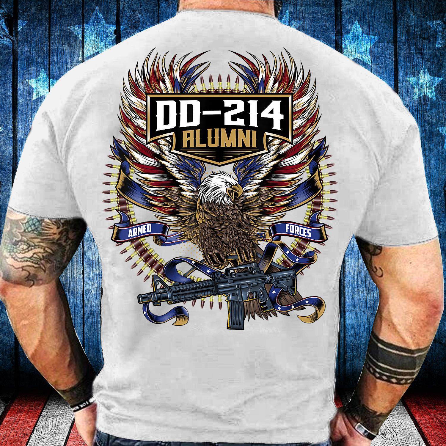 DD-214 Alumni Veteran Military Armed Forces Gift T-Shirt