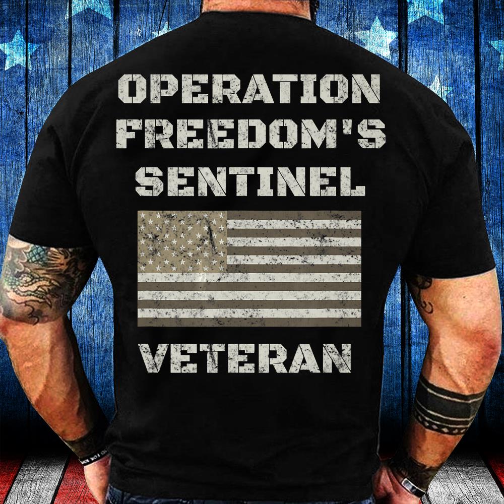 Freedom Sentinel Shirt Afghanistan Veteran T-Shirt