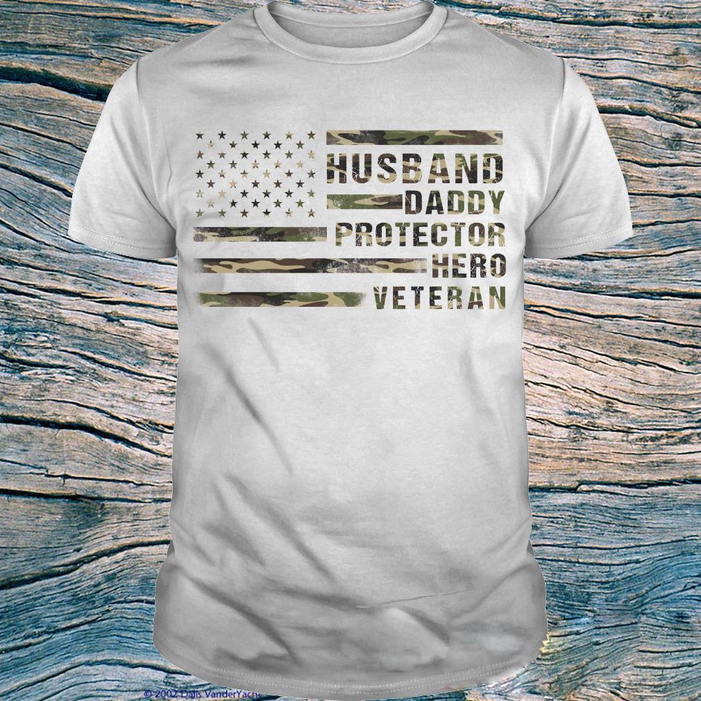 Veteran Husband Daddy Protector Hero T-Shirt