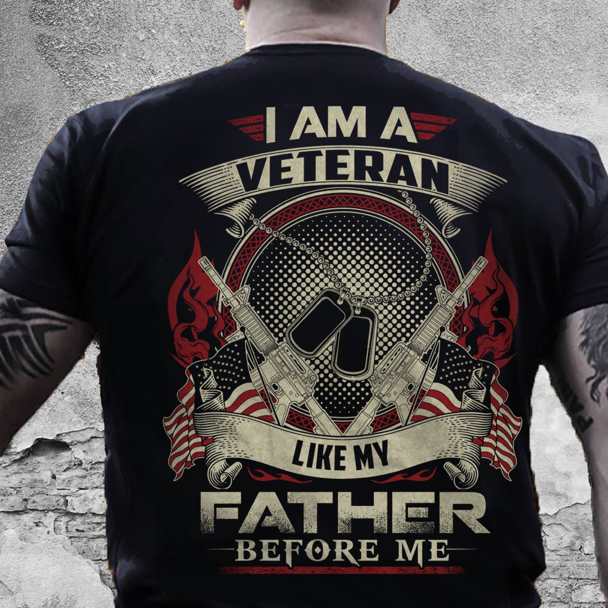 Veterans Shirt - I Am A Veteran Like My Father Before Me, Gift For Veteran, Gifts For Dad T-Shirt