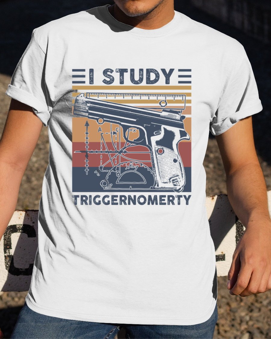 I Study Triggernometry, Veteran Study  T-Shirt