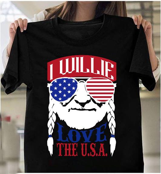 I Willie Love The USA T-Shirt