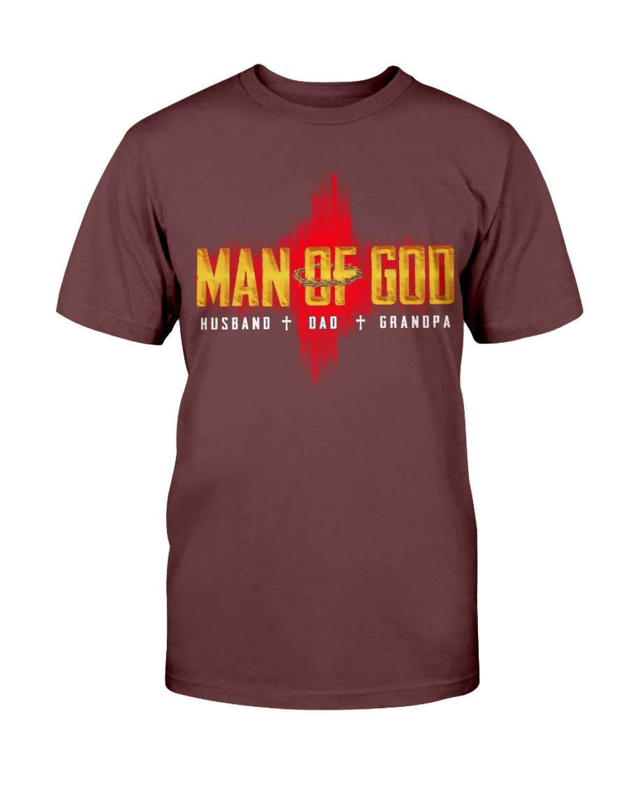 Veterans Shirt - Man Of God Husband - Dad - Grandpa T-Shirt 1 