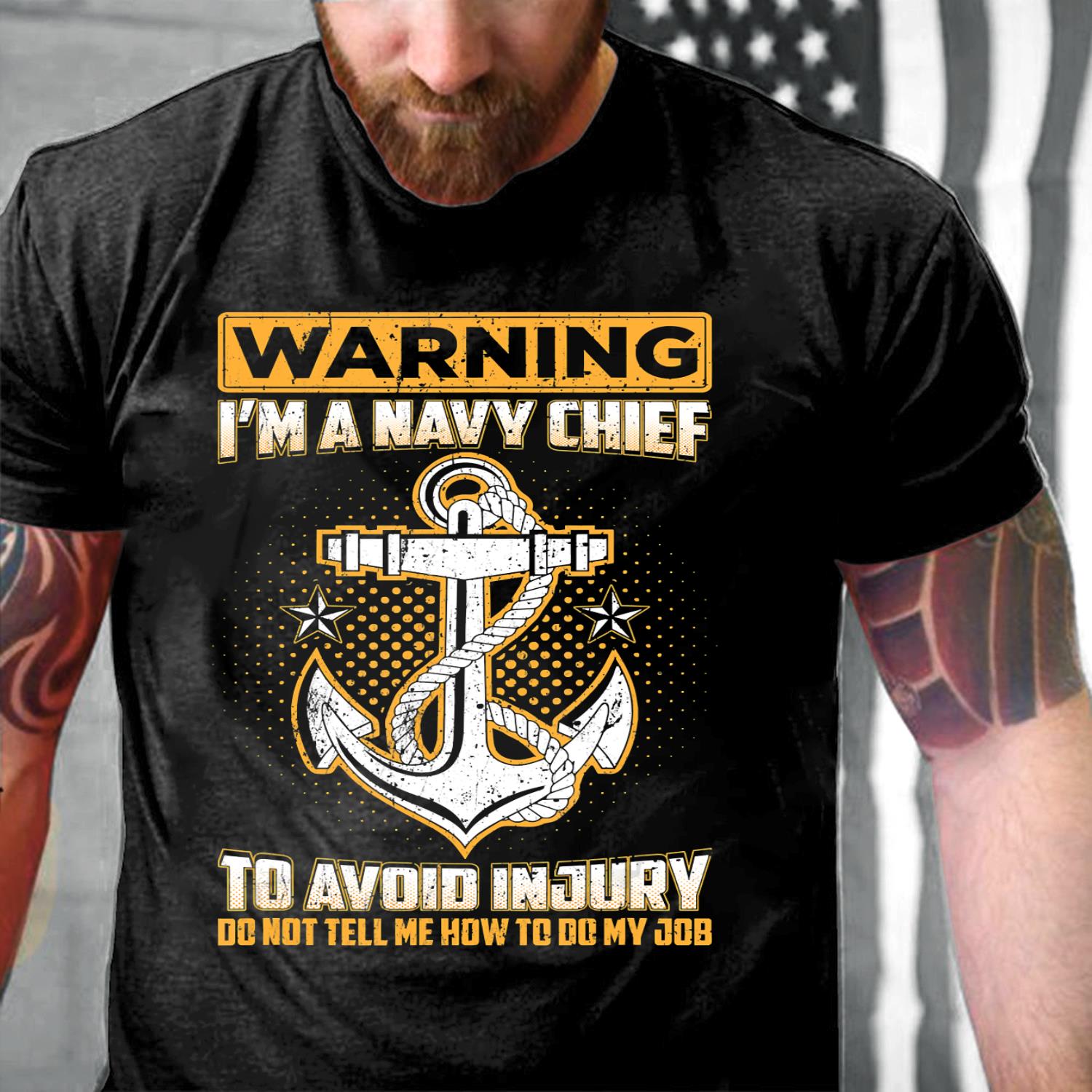 Navy Chief Petty Officer Funny Military Veteran T-Shirt