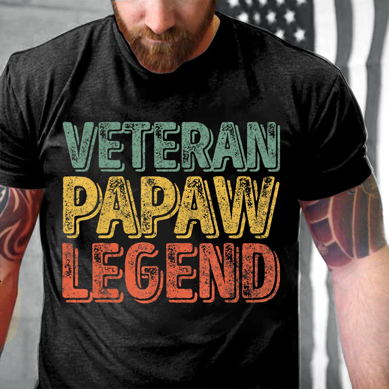 Veteran Papaw Legend T-Shirt