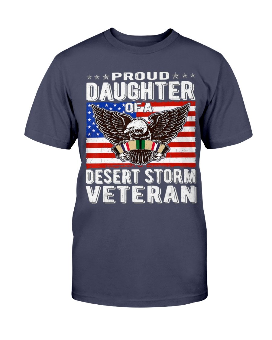 Proud Daughter Of A Desert Storm Veteran T-Shirt 1 