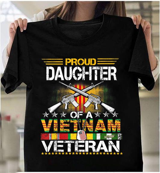 Proud Daughter Of A Vietnam Veteran T-shirt