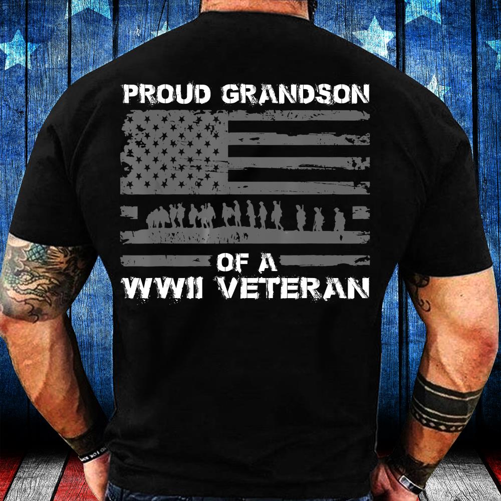 Proud Grandson Of A WWII Veteran T-Shirt