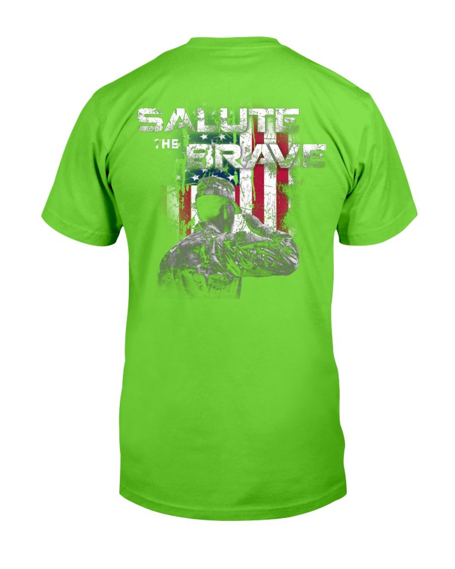 Veterans Shirt Salute The Brave T-Shirt 2 