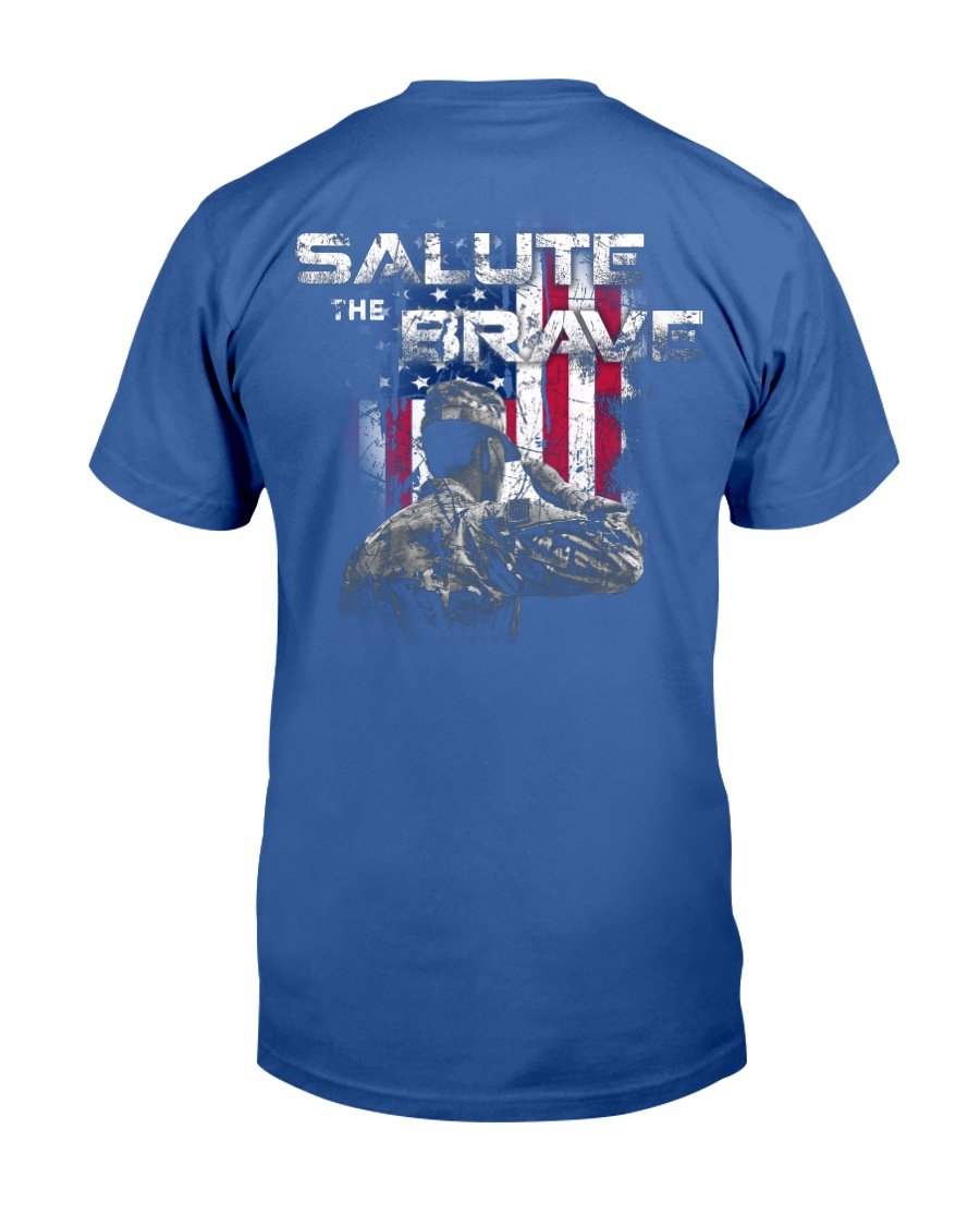 Veterans Shirt Salute The Brave T-Shirt 6 