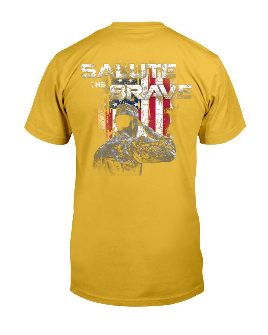 Veterans Shirt Salute The Brave T-Shirt 8 