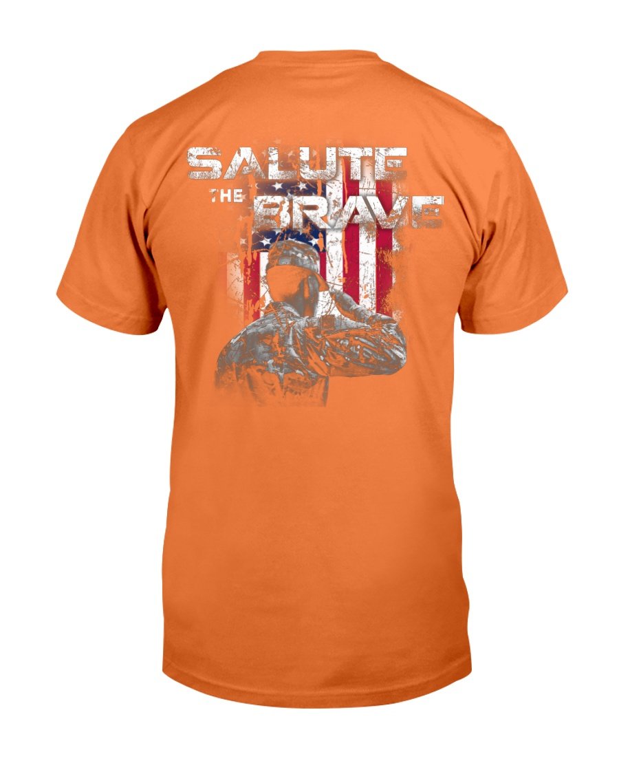 Veterans Shirt Salute The Brave T-Shirt 9 