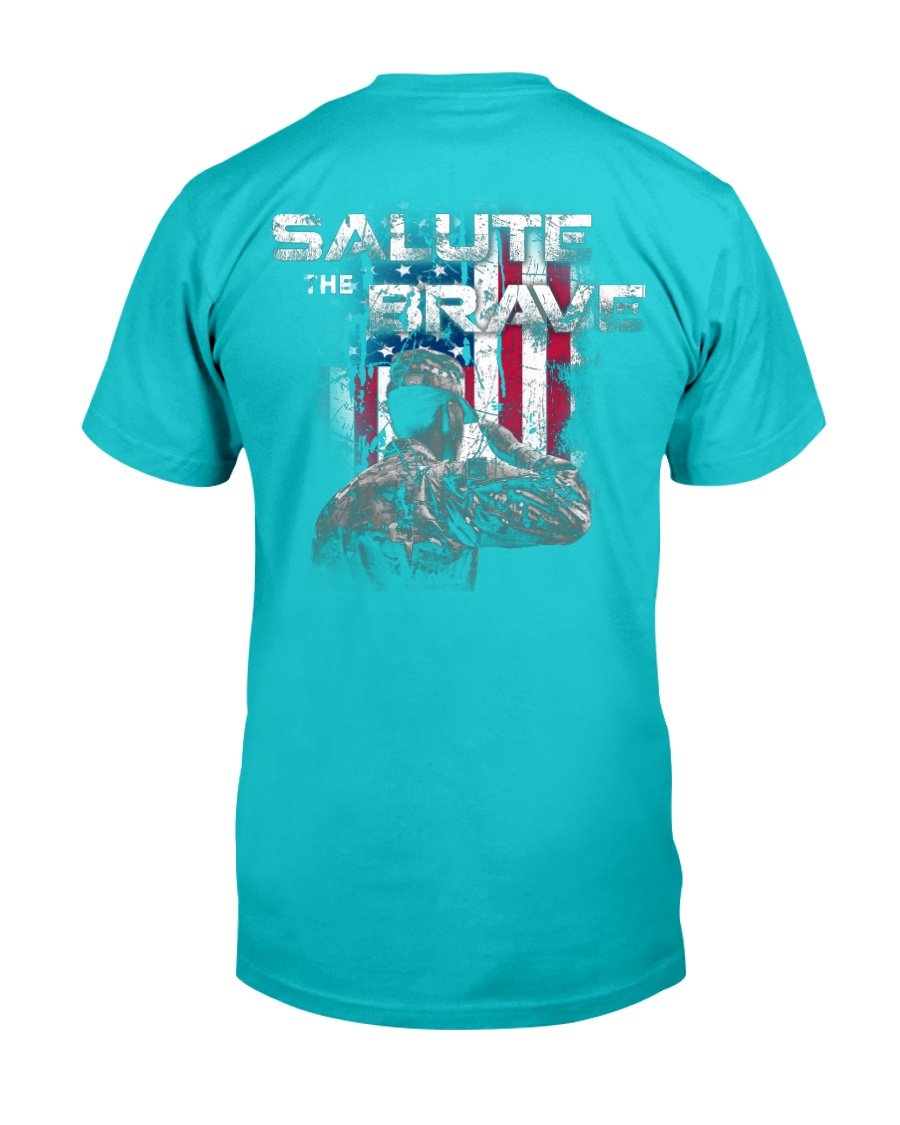 Veterans Shirt Salute The Brave T-Shirt 10 