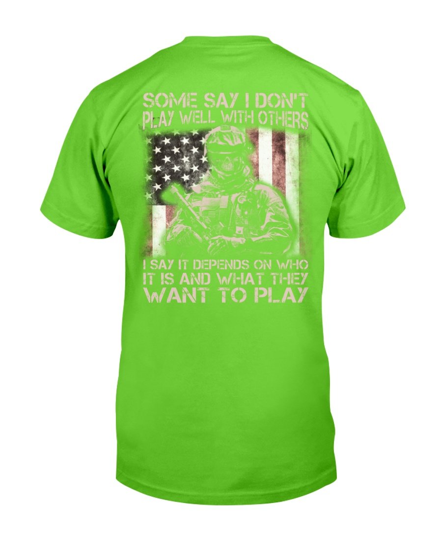it depends t shirt