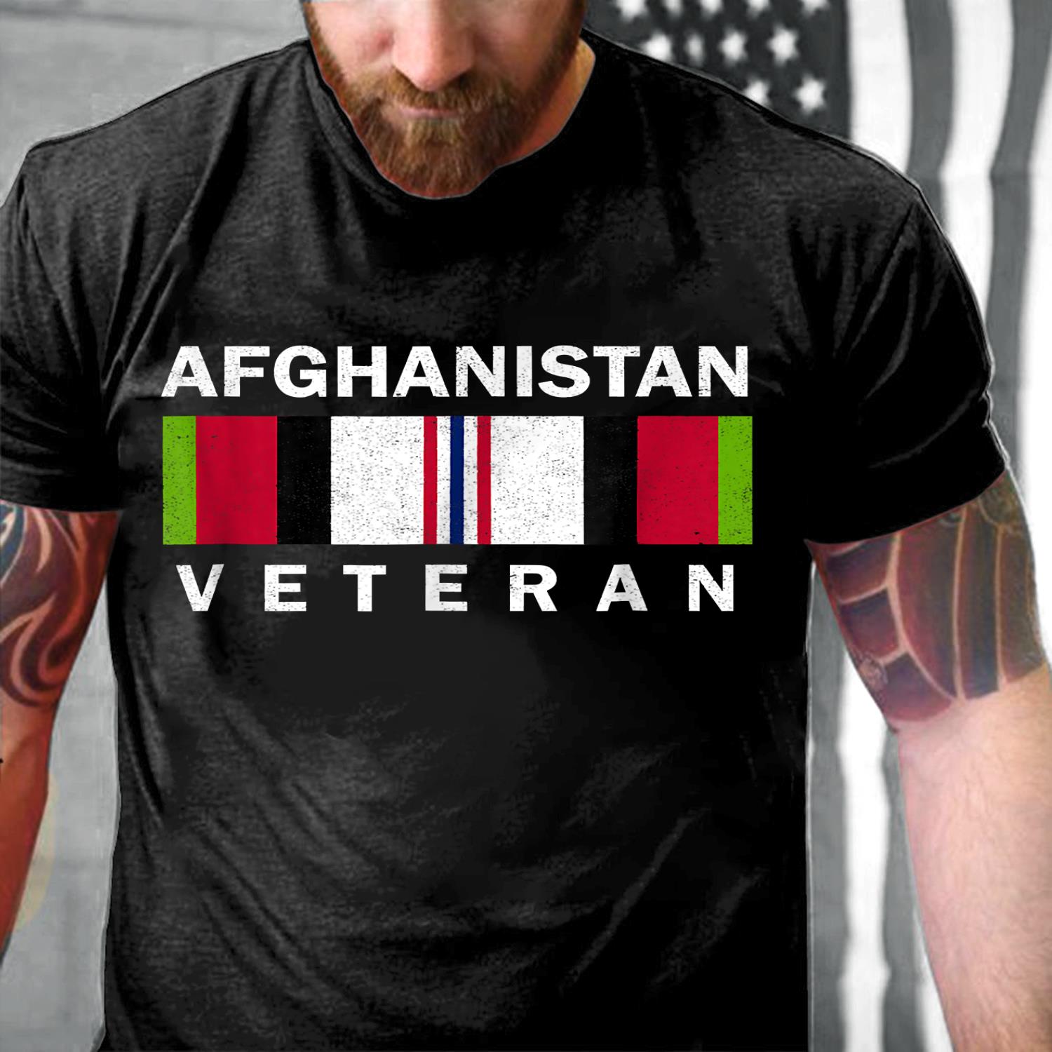 U.S. Military Afghanistan War Veteran T-Shirt