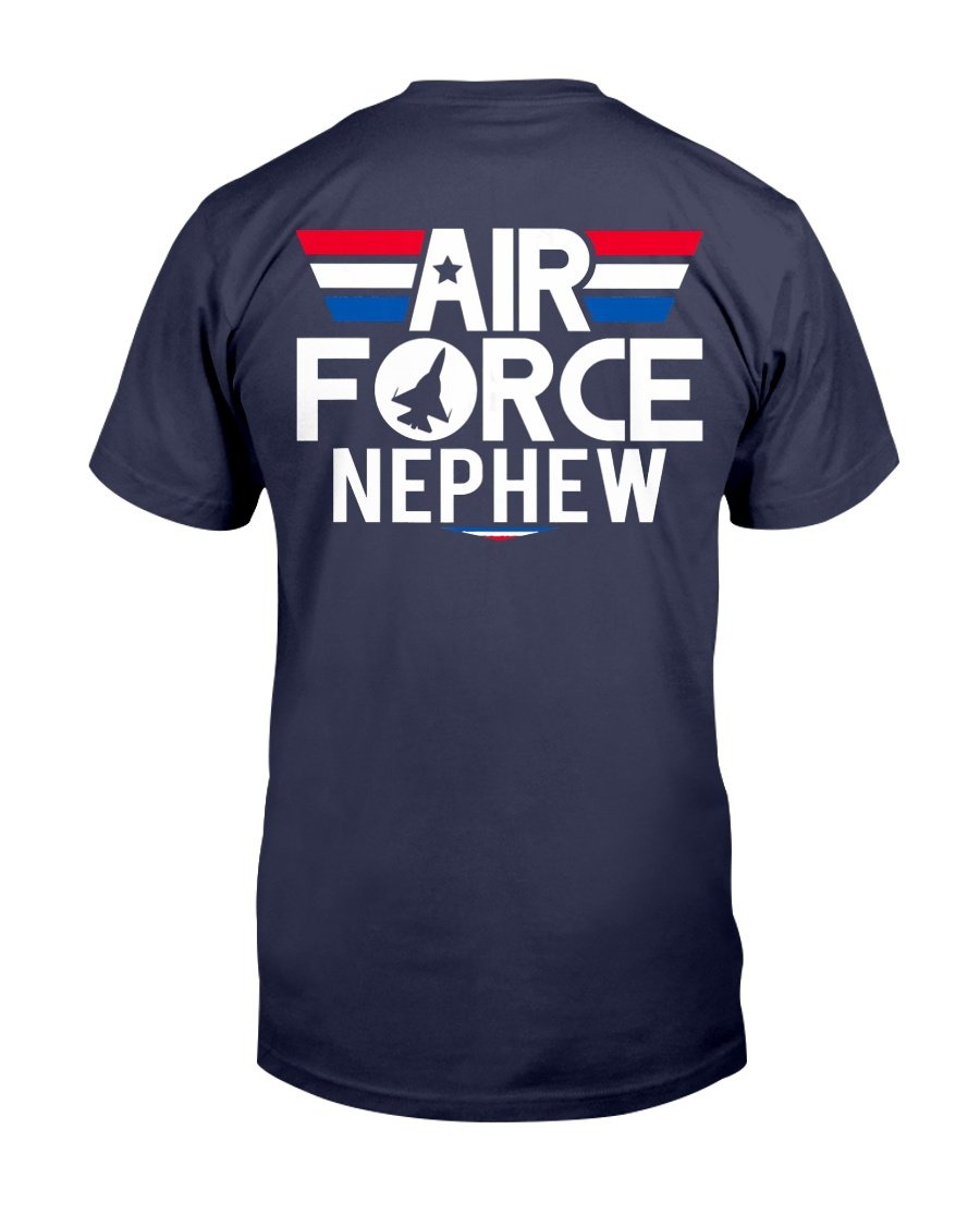 Us Air Force Proud Nephew Veterans American Flag Gift T-Shirt 1 