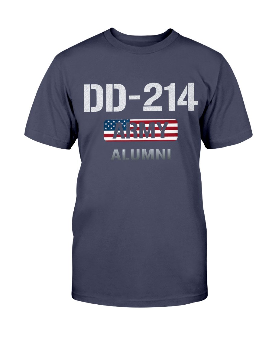 USA Flag DD-214 US Army Veteran Alumni T-Shirt 1 