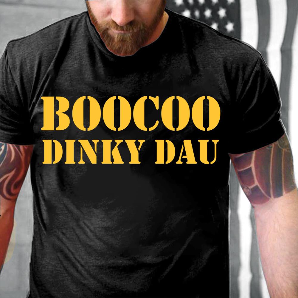 Vietnam Veteran Boocoo Dinky Dau, Gift For Vietnam Veteran T-Shirt