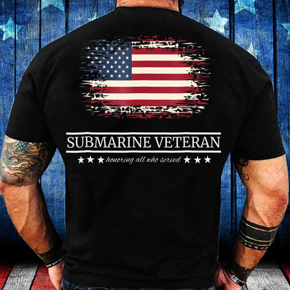 Vintage Submarine Veteran Silent Service T-Shirt
