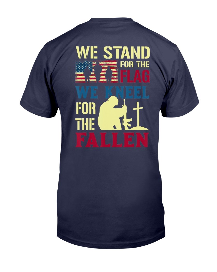 Veterans Shirt We Stand For The Flag We Kneel For The Fallen T-Shirt 1 