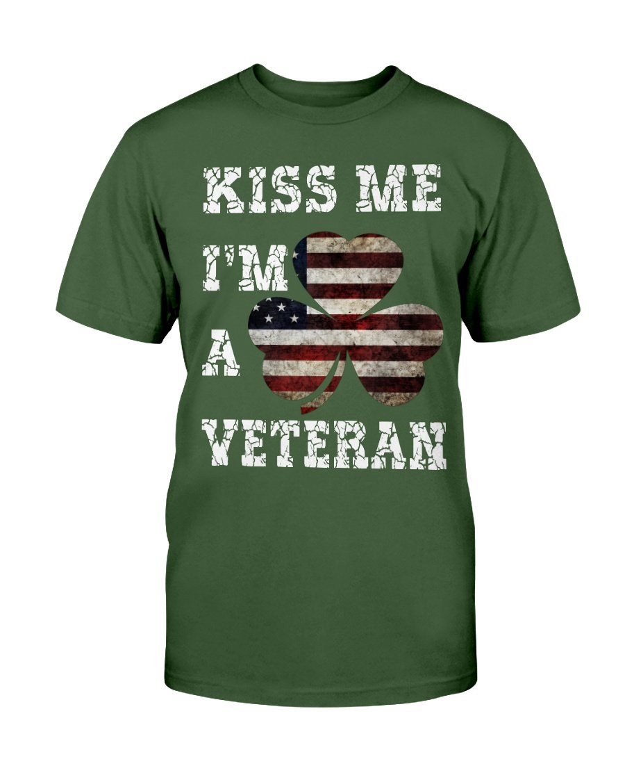 Veteran Patrick Kiss Me Im A Veteran T-Shirt 1 