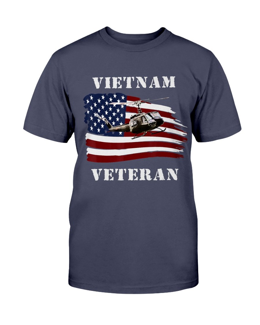 Vietnam Veterans UH-1 Huey Helicopter T-Shirt 1 