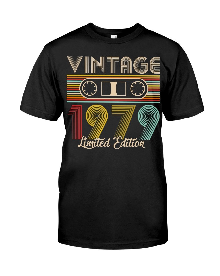Vintage 1979 Limited Edition V3, Birthday Gifts Idea, Gift For Her For Him Unisex T-Shirt KM0704