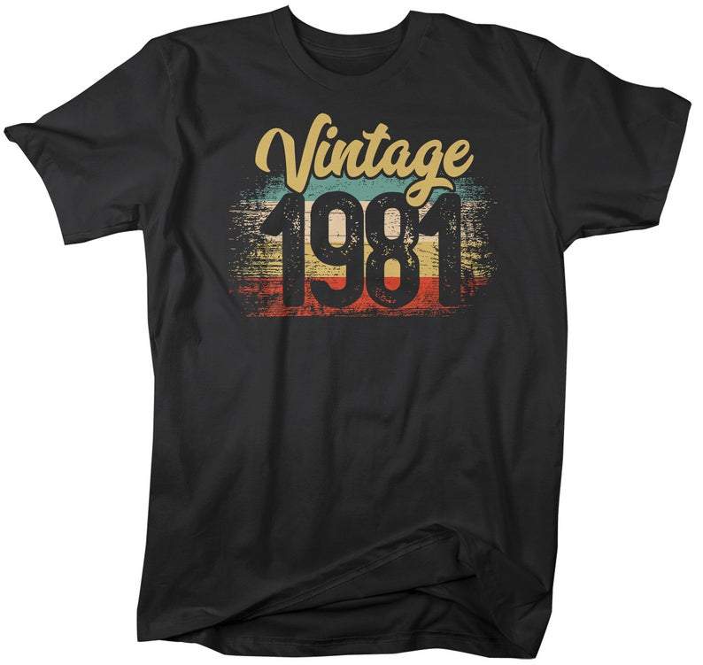 Vintage 1981 V2, Birthday Shirt, Birthday Gifts Idea, Gift For Her For Him Unisex T-Shirt KM0804