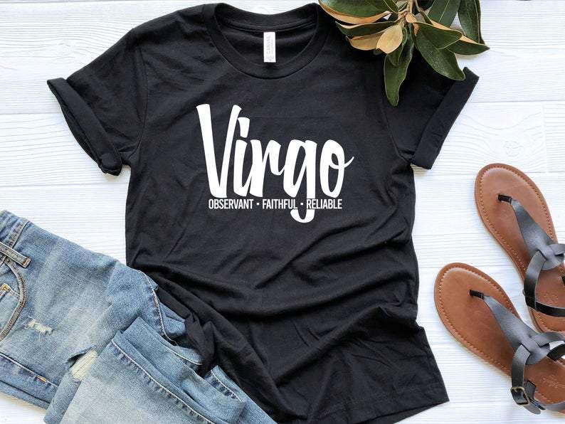 Virgo Shirt, Zodiac Sign Shirt, Virgo Birthday Gift, Birthday Gift For Her V2 Unisex T-Shirt