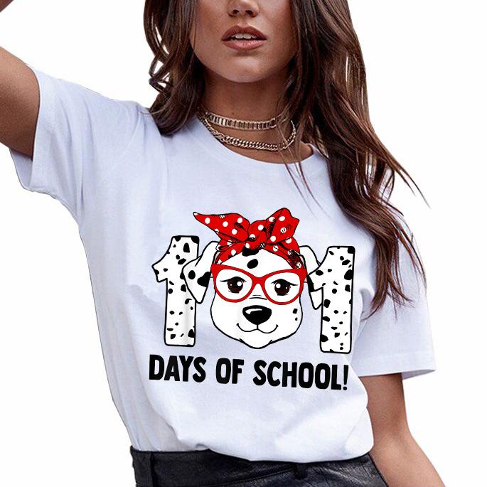 100th day of school ' 101 days of school dalmatian dog teachers kids gift t- shirt ' GST funny shirts, gift shirts, Tshirt, Hoodie, Sweatshirt , Long  Sleeve, Youth, Graphic Tee » Cool