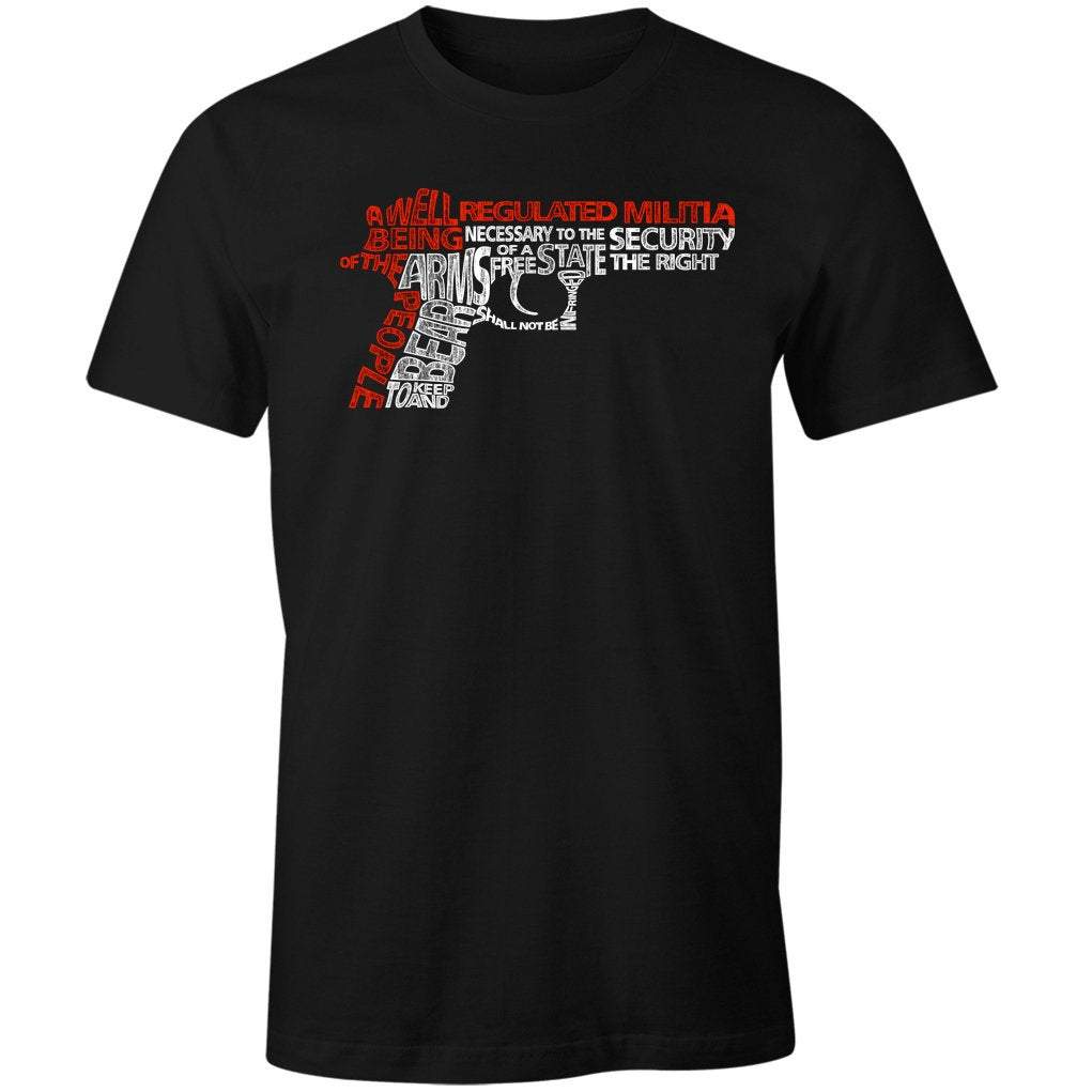 2nd amendment gun rights pro gun pistol t-shirt ? GST