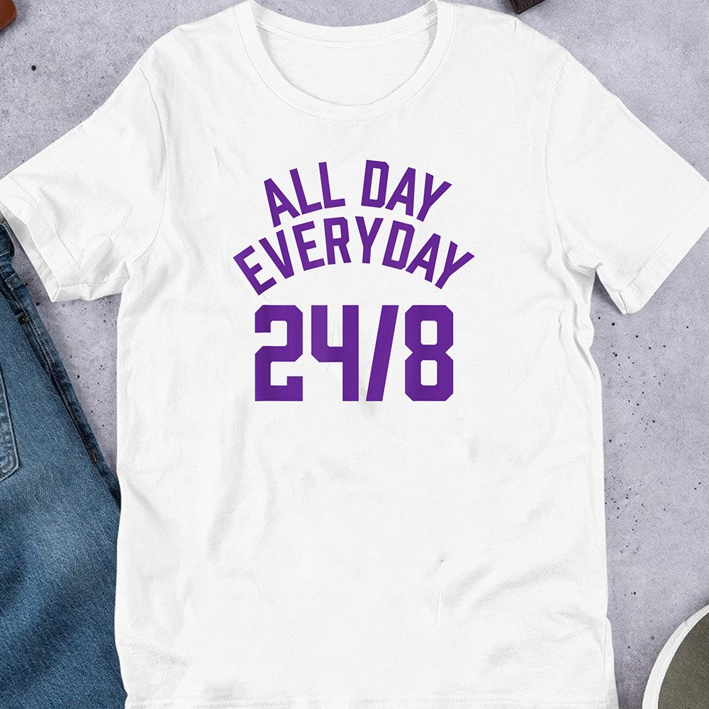 Basketball fans ? All day everyday 24/8 hoops legend t-shirt ? GST