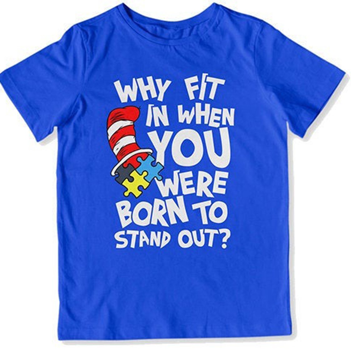 Born to stand out autism awareness shirts for kids for adult ? GST