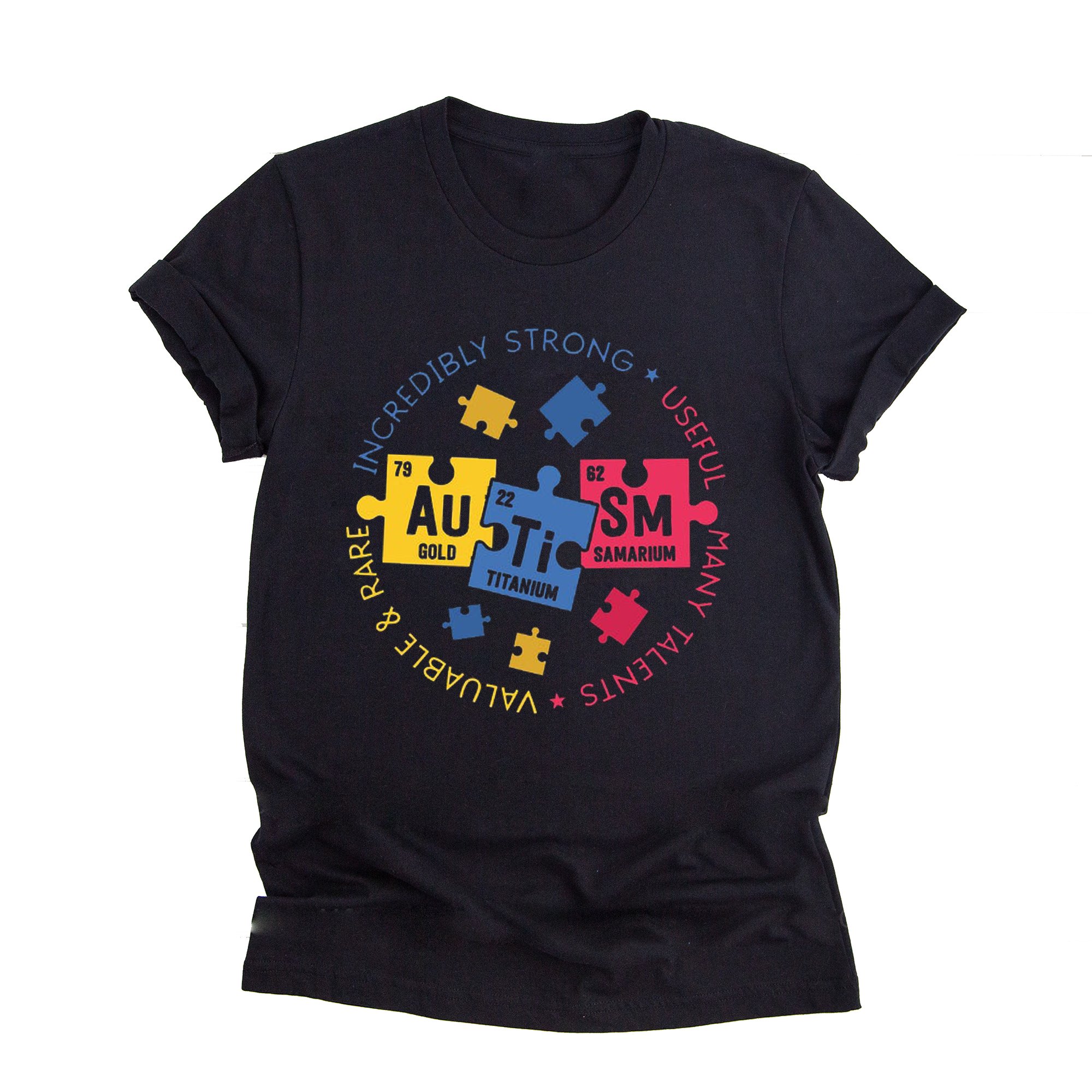 Champions Tee Autism periodic table autism teacher tshirt GST funny