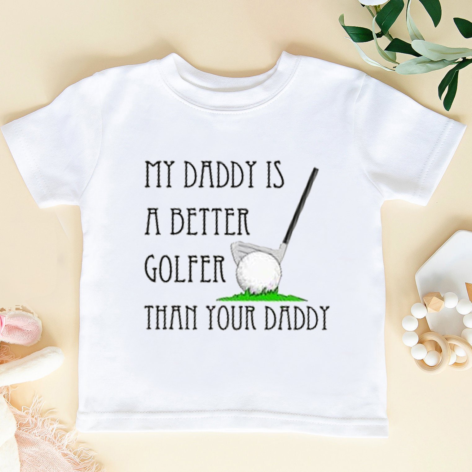 My Daddy Is A Better Golfer Than Your Daddy Onesie ? Baby Gift Gsge