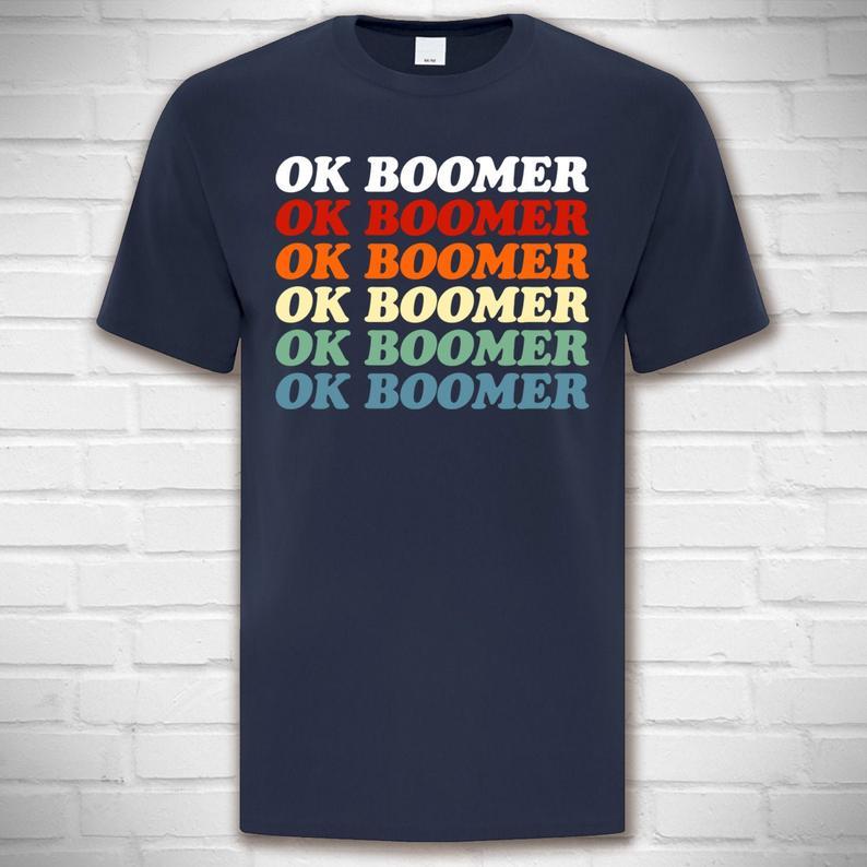 Ok boomer rainbow over text shirt, ok boomer t shirt, ok boomer hoodie, ok boomer shirt, ok boomer memes, ok boomer ugly sweater, ok boomer sweater, ok boomer meme