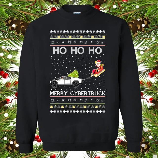 On coast tesla merry cybertruck santa claus ugly christmas sweater, christmas gifts, christmas shirts, ugly christmas sweater, cyber truck, the cybertruck,cybertruck ugly sweater, cybertruck ugly christmas sweater ? GST