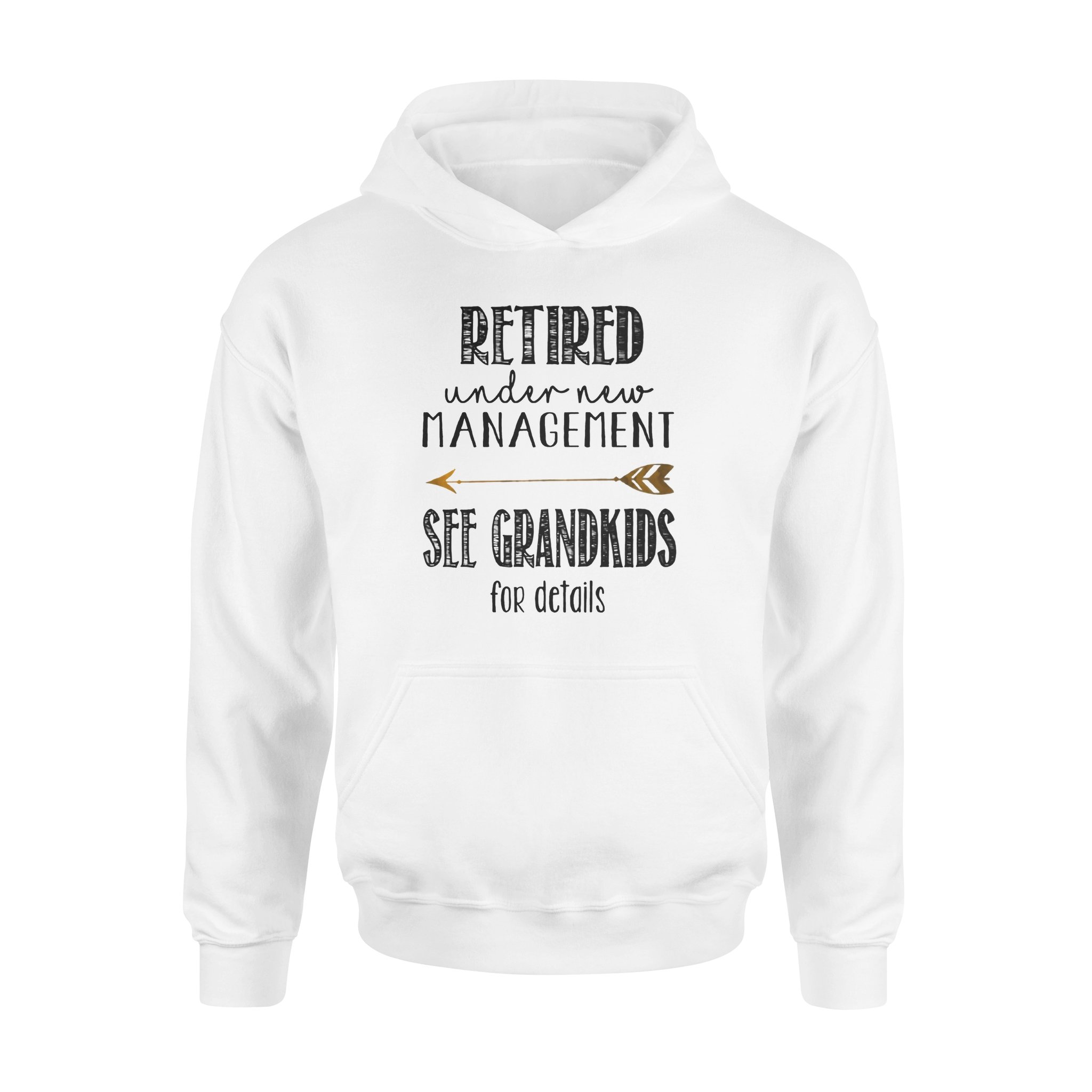 RETIRED UNDER NEW MANAGEMENT SEE GRANDKIDS FOR DETAILS, GIFTS FOR GRANDPA,GRANDPA SHIRT,GRANDPA GIFTS,FATHER?S DAY GIFT,PLUS SIZE SHIRT