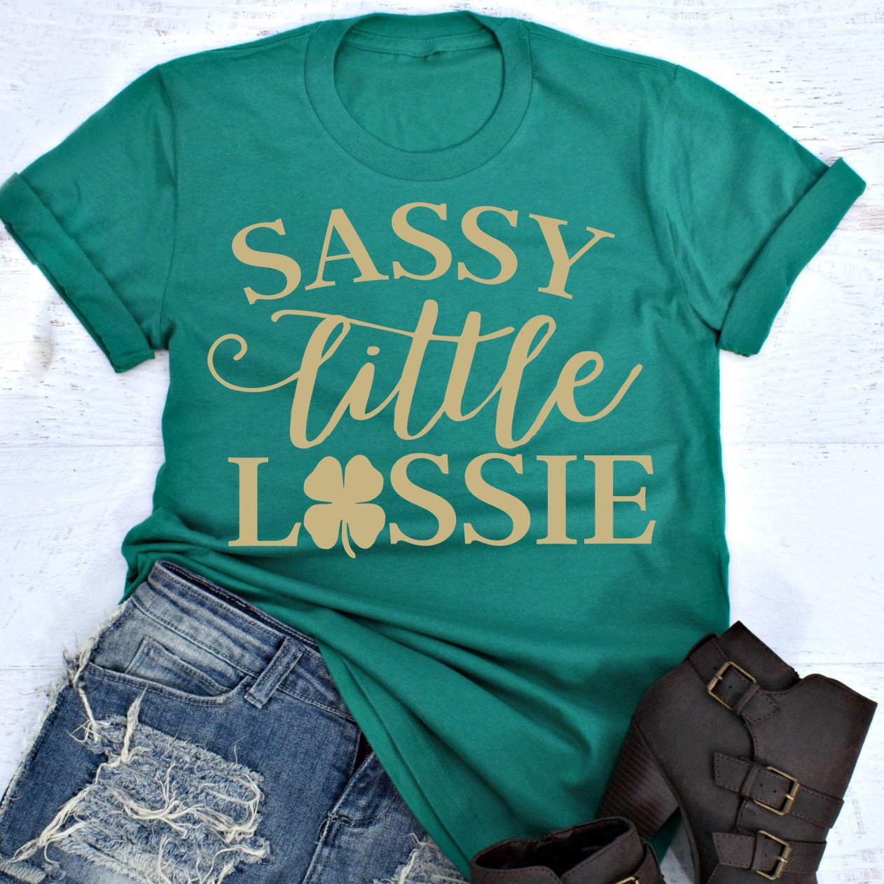 Sassy little lassie st patricks day shirt ‘ GST funny shirts, gift