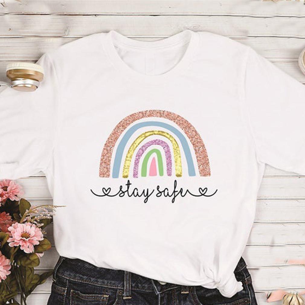 Stay Safe Rainbow Shirt ? Rainbow Gift Gsge