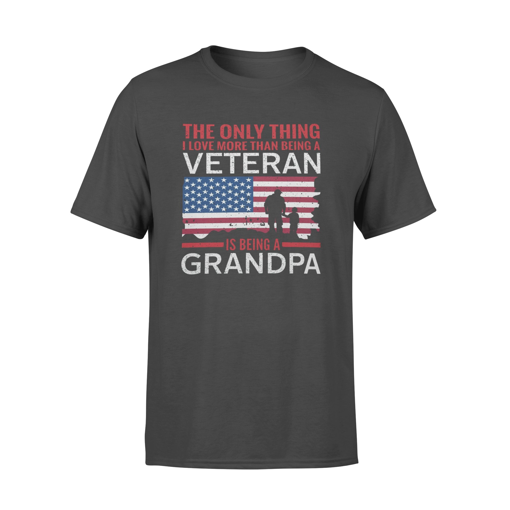 THE ONLY THING I LOVE MORE THAN BEING A VETERAN IS BEING A GRANDPA,  GIFTS FOR GRANDPA,GRANDPA SHIRT,GRANDPA GIFTS,FATHER?S DAY GIFT,PLUS SIZE SHIRT