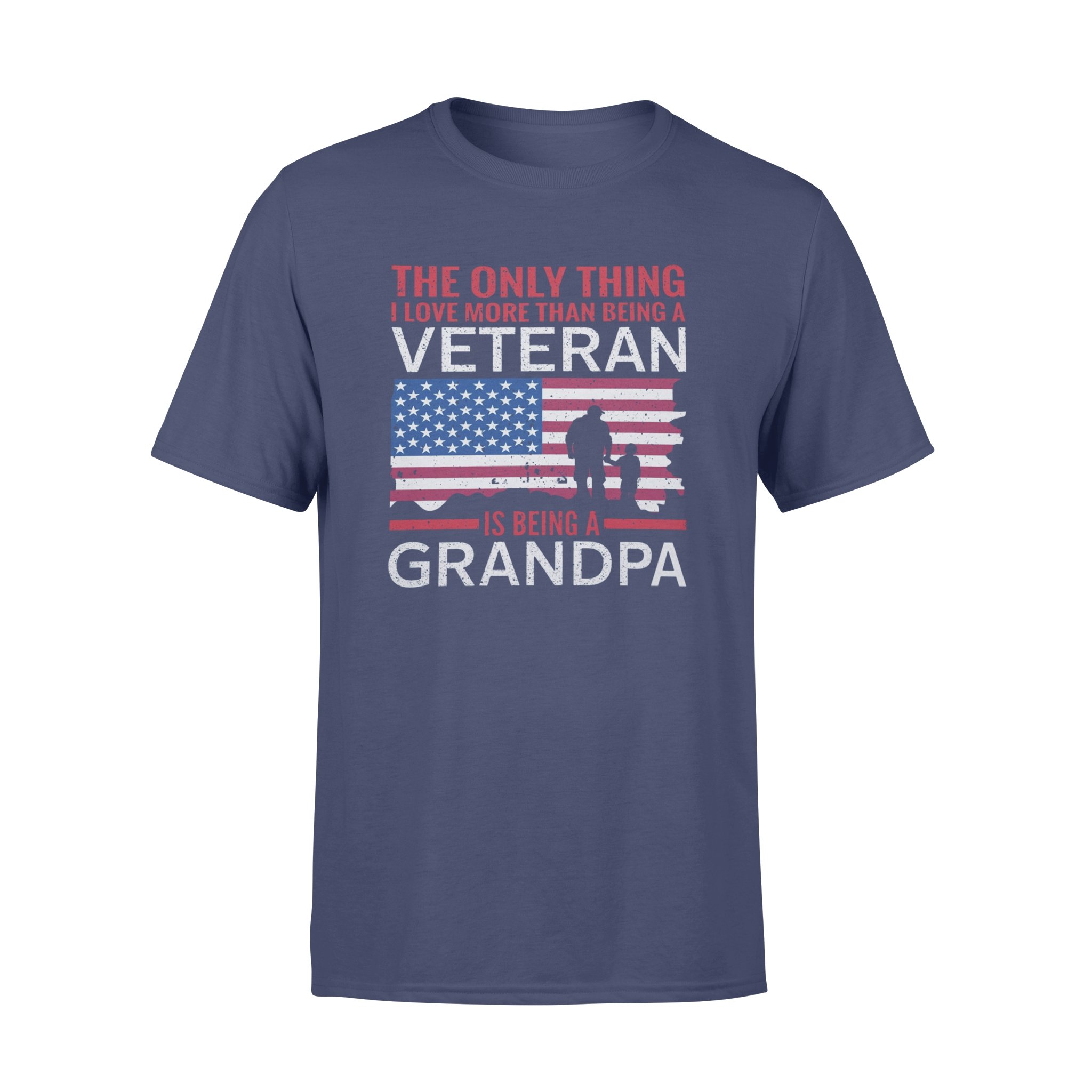 THE ONLY THING I LOVE MORE THAN BEING A VETERAN IS BEING A GRANDPA,  GIFTS FOR GRANDPA,GRANDPA SHIRT,GRANDPA GIFTS,FATHER?S DAY GIFT,PLUS SIZE SHIRT 1 